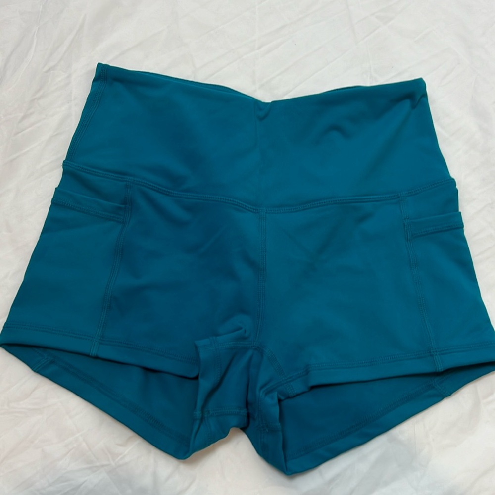 Buffbunny teal shorts - Size M